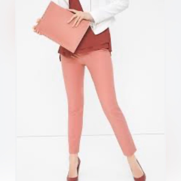 White House Black Market Pants - WHITE HOUSE BLACK MARKET Slim Ankle Pant Dusty Pink, 4R